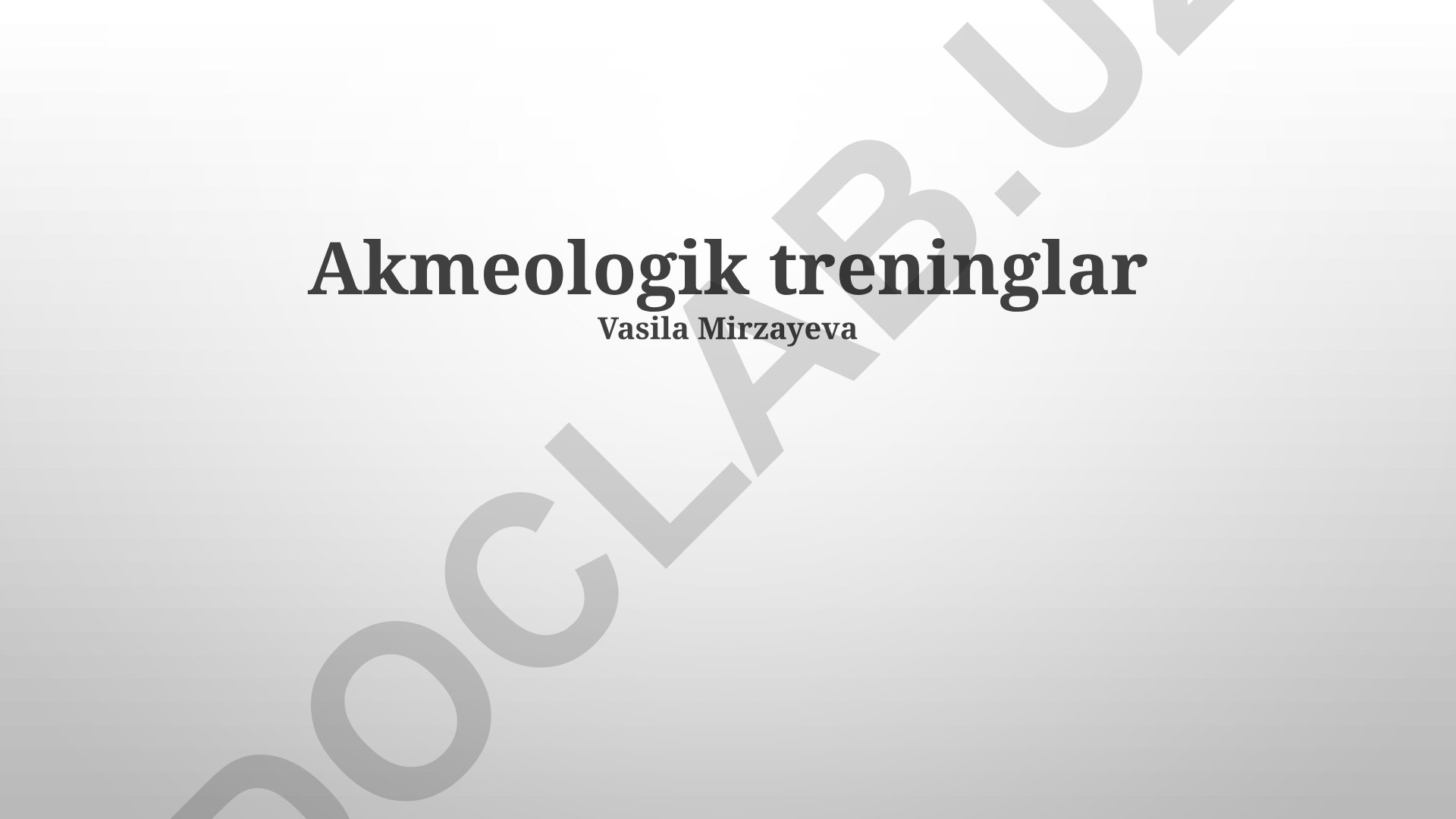 Akmeologik treninglar va o'z-o'zini rivojlantirish strategiyalari