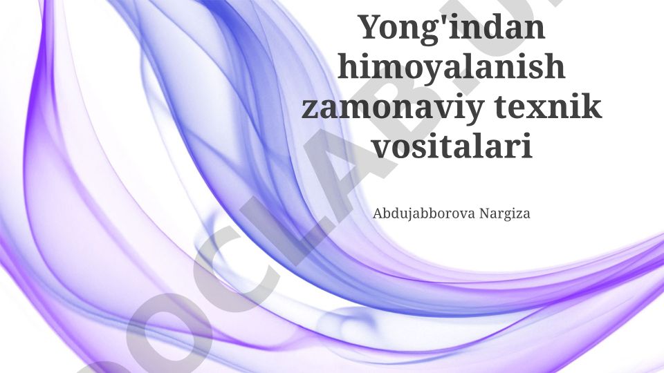 Radiatsiyadan himoya qilishning zamonaviy vositalari va usullari