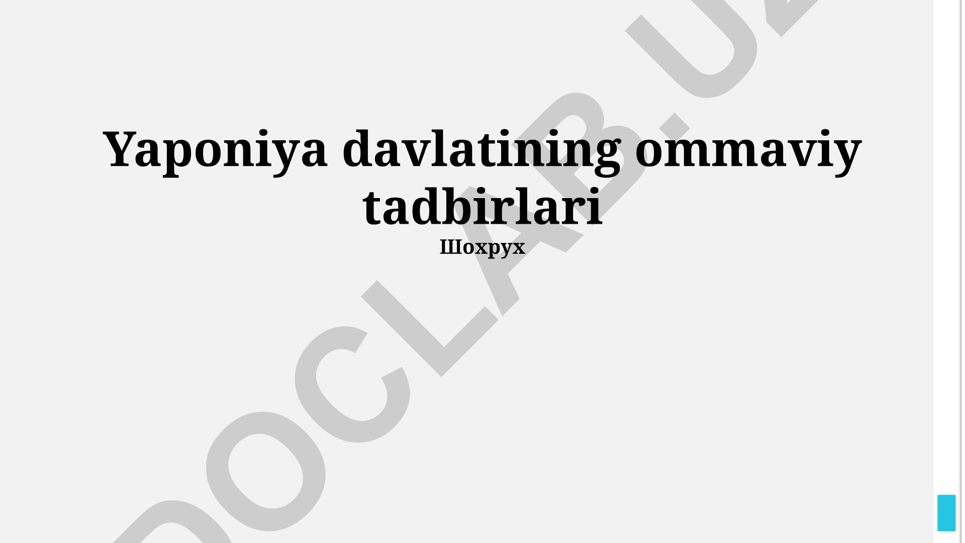 Yaponiya davlatining ommaviy tadbirlari va milliy bayramlari
