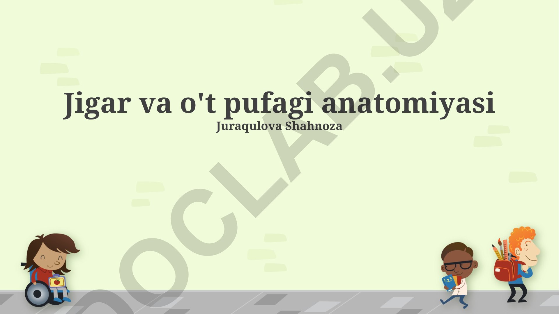 Jigar va o't pufagi anatomiyasi