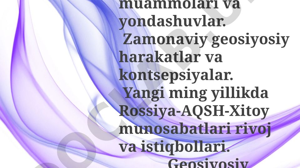 Ikki qutbli dunyoning barham topishi va yangi geosiyosiy xarita