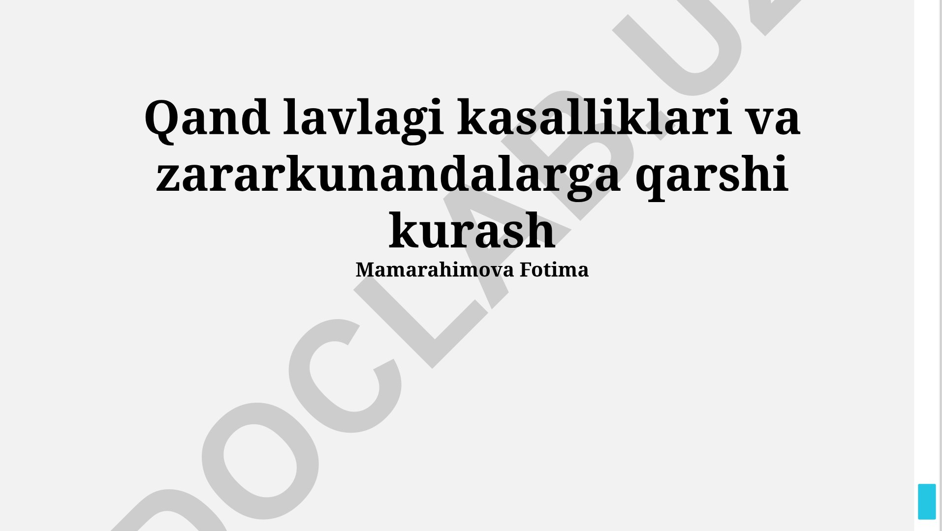 Qand lavlagi kasalliklari va zararkunandalarga qarshi kurash