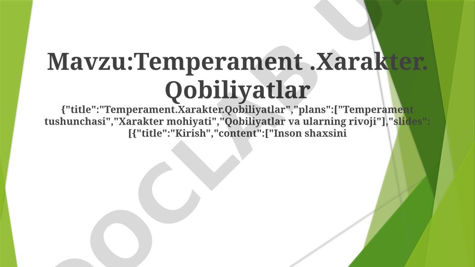 Temperament, Xarakter va Qobiliyatlar