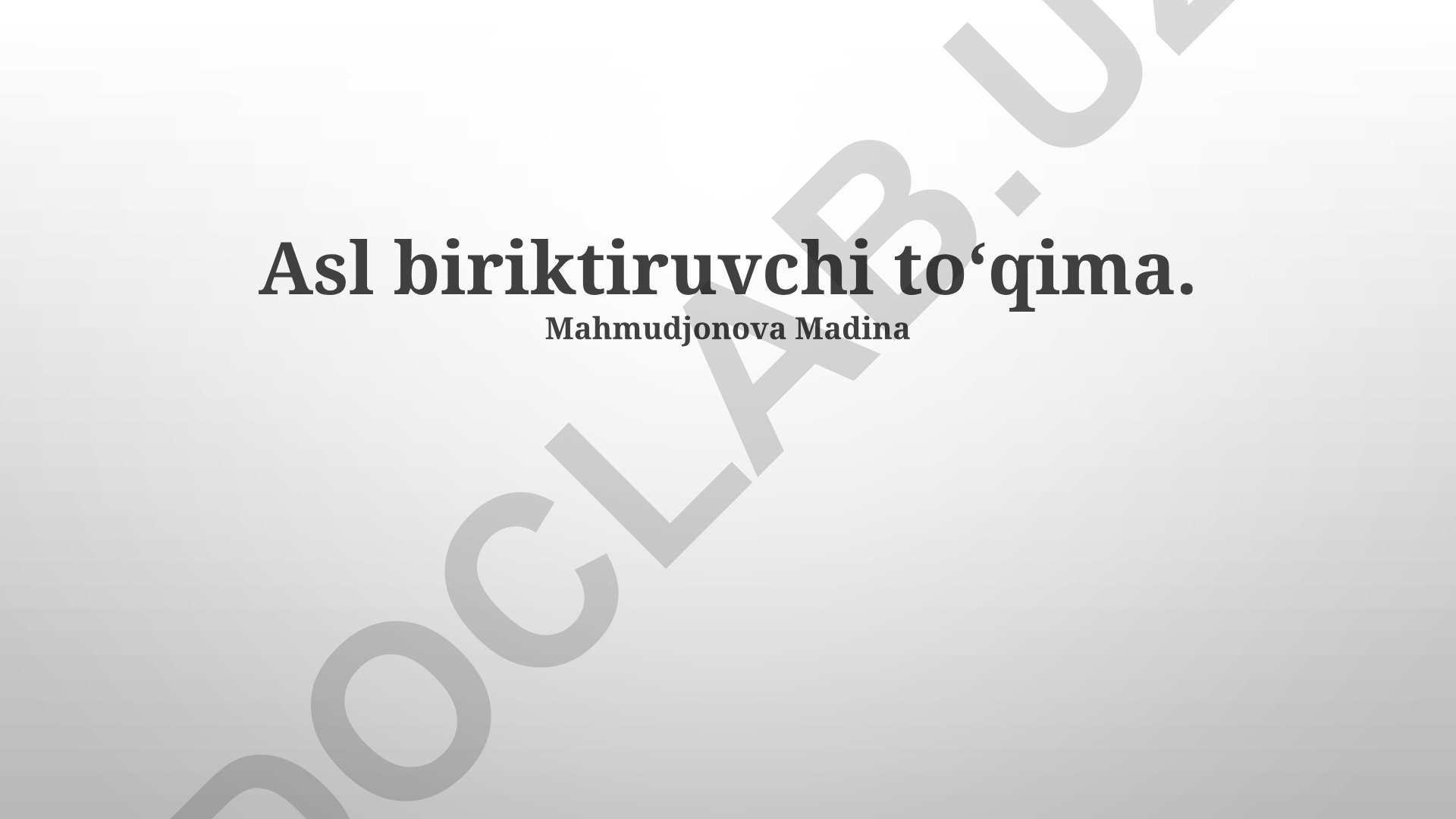 Biriktiruvchi to'qimalarning turlari, tuzilishi va vazifalari
