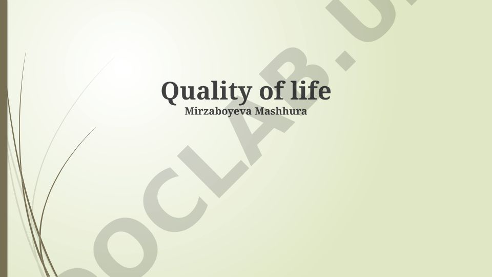 Quality of Life: Defining, Measuring, and Improving Well-being