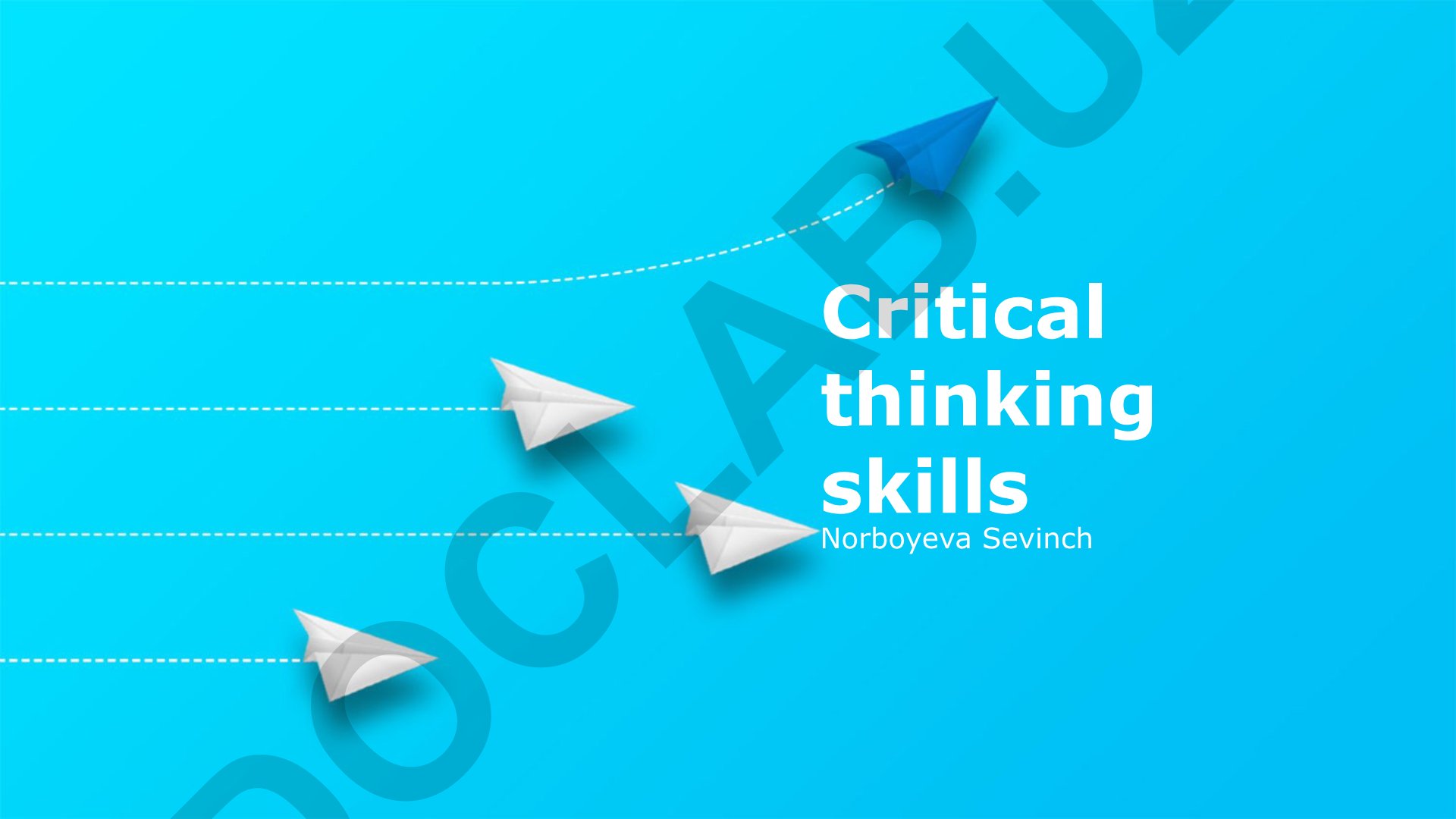 Critical thinking skills