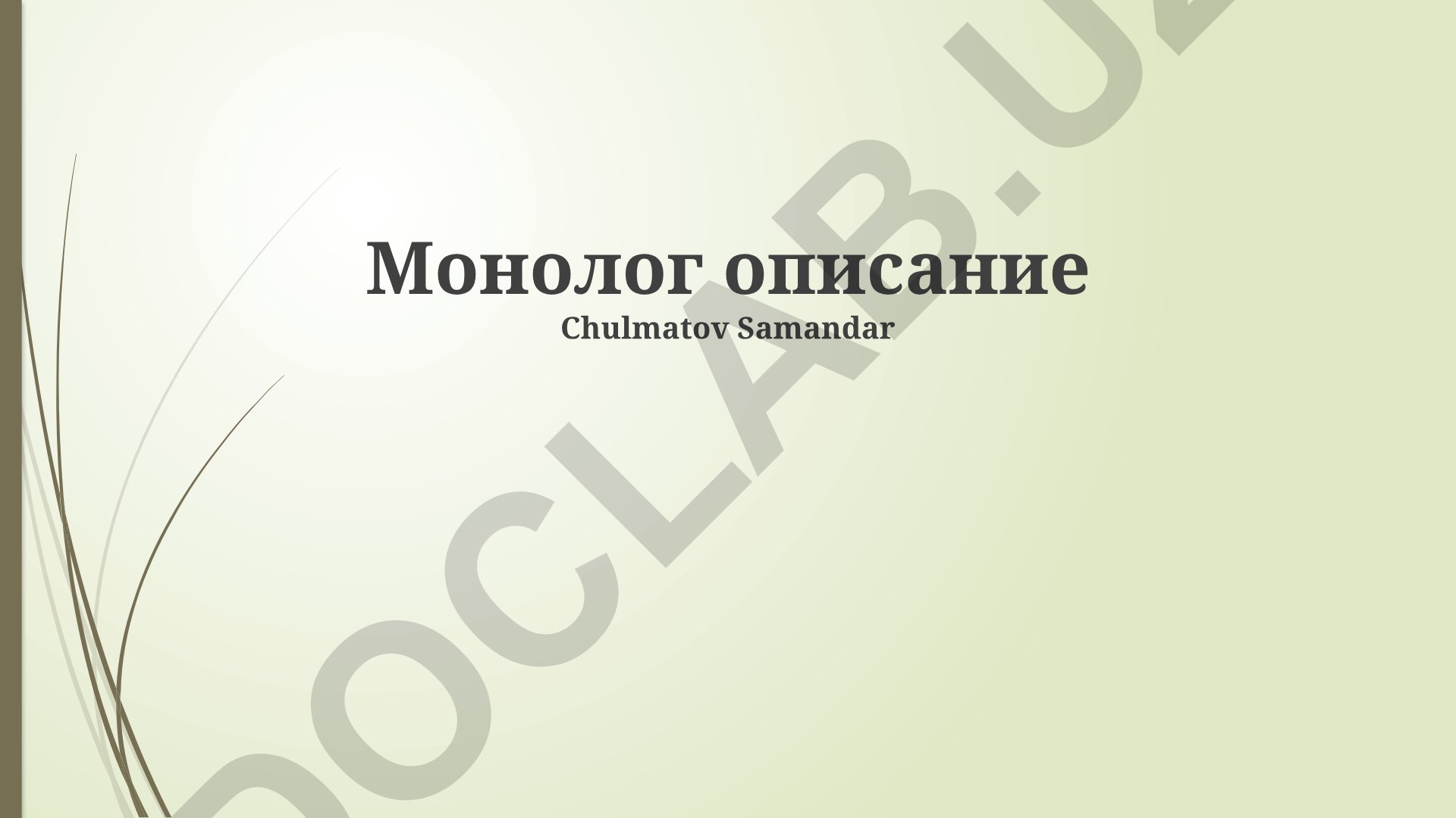 Монолог: определение, структура и анализ