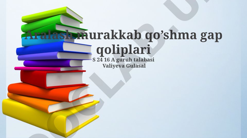 Aralash murakkab qo'shma gaplar: Ta'rif, xususiyatlar va belgilari