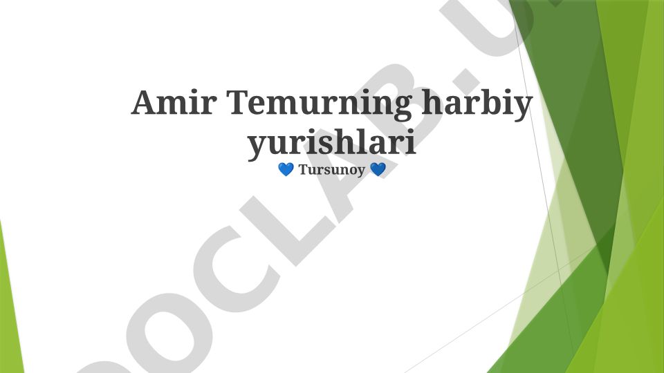 Amir Temurning harbiy yurishlari va imperiya kengayishi