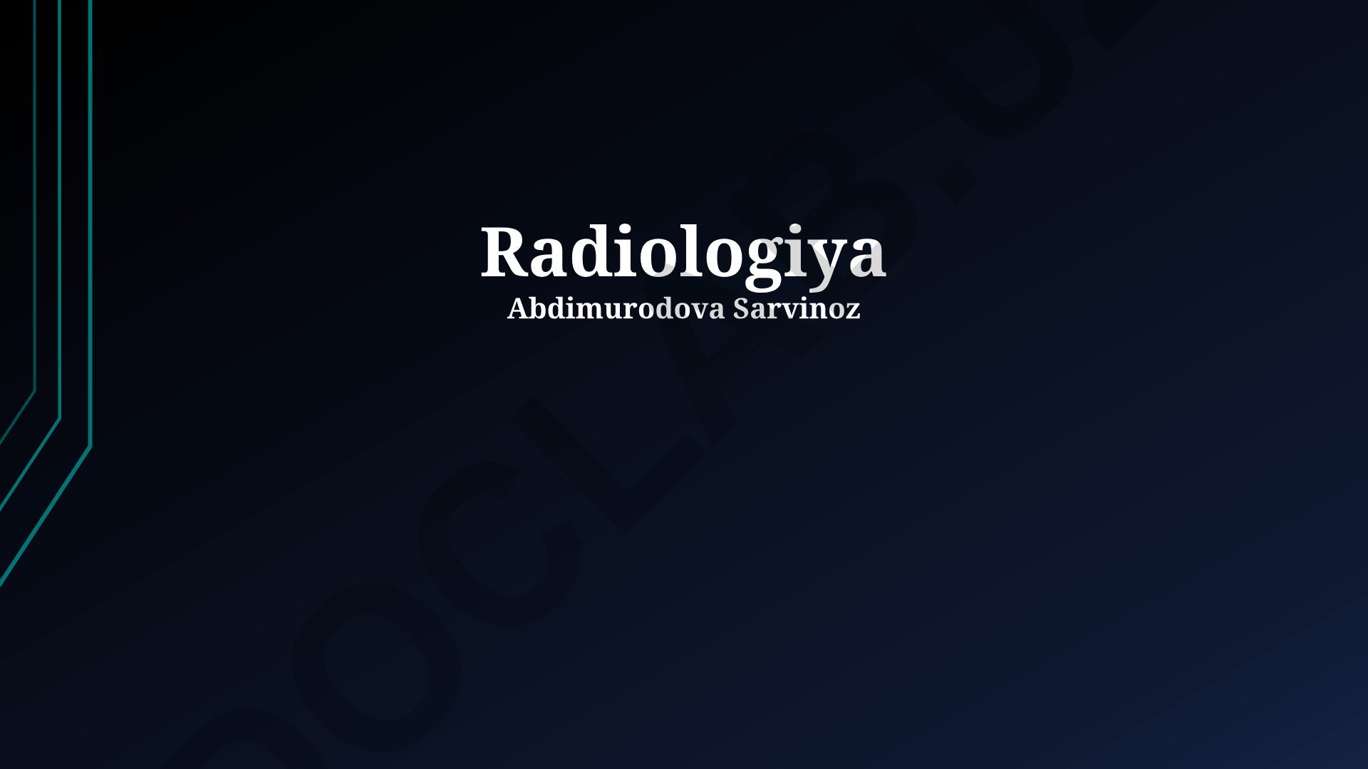 Radiologiya: Klinik Qo'llanilishi va Kelajakdagi Yo'nalishlar
