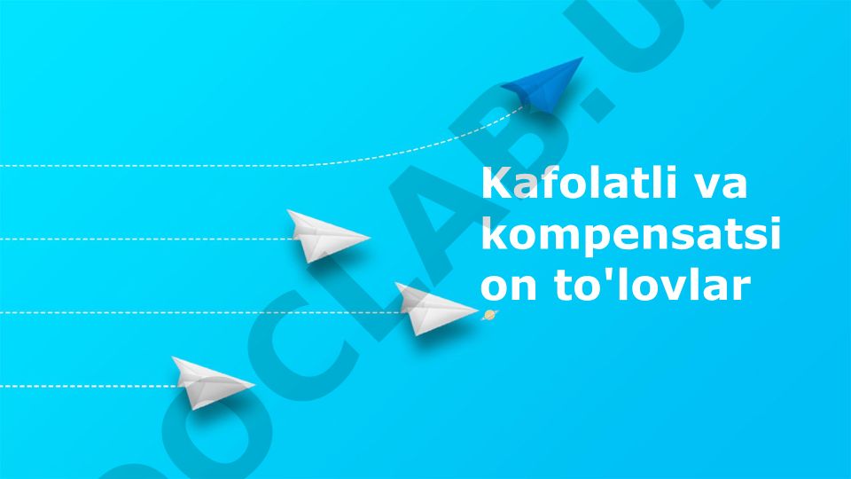 Kafolatli va kompensatsion to'lovlar tizimlari