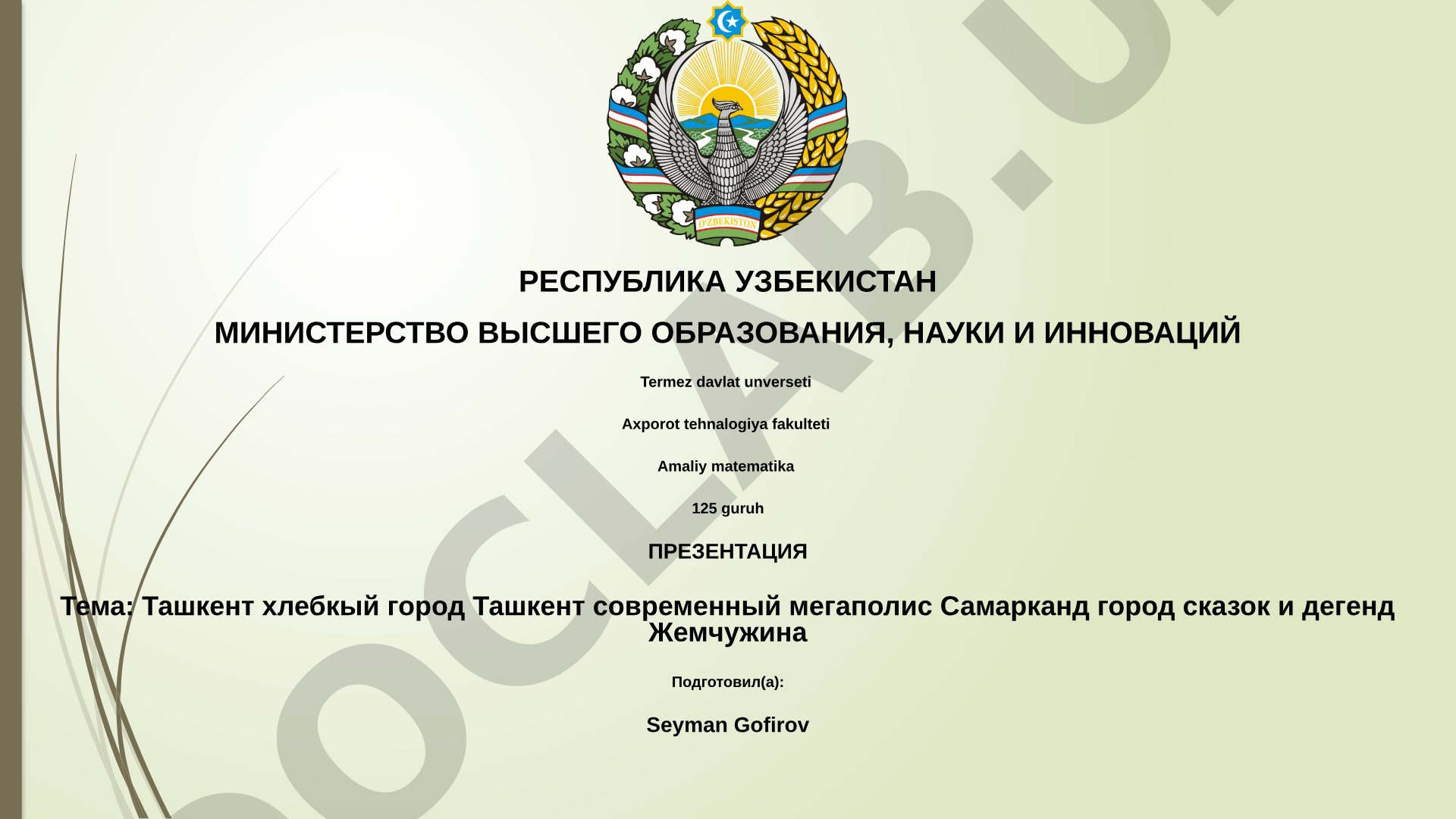 Ташкент и Самарканд: два сердца Узбекистана