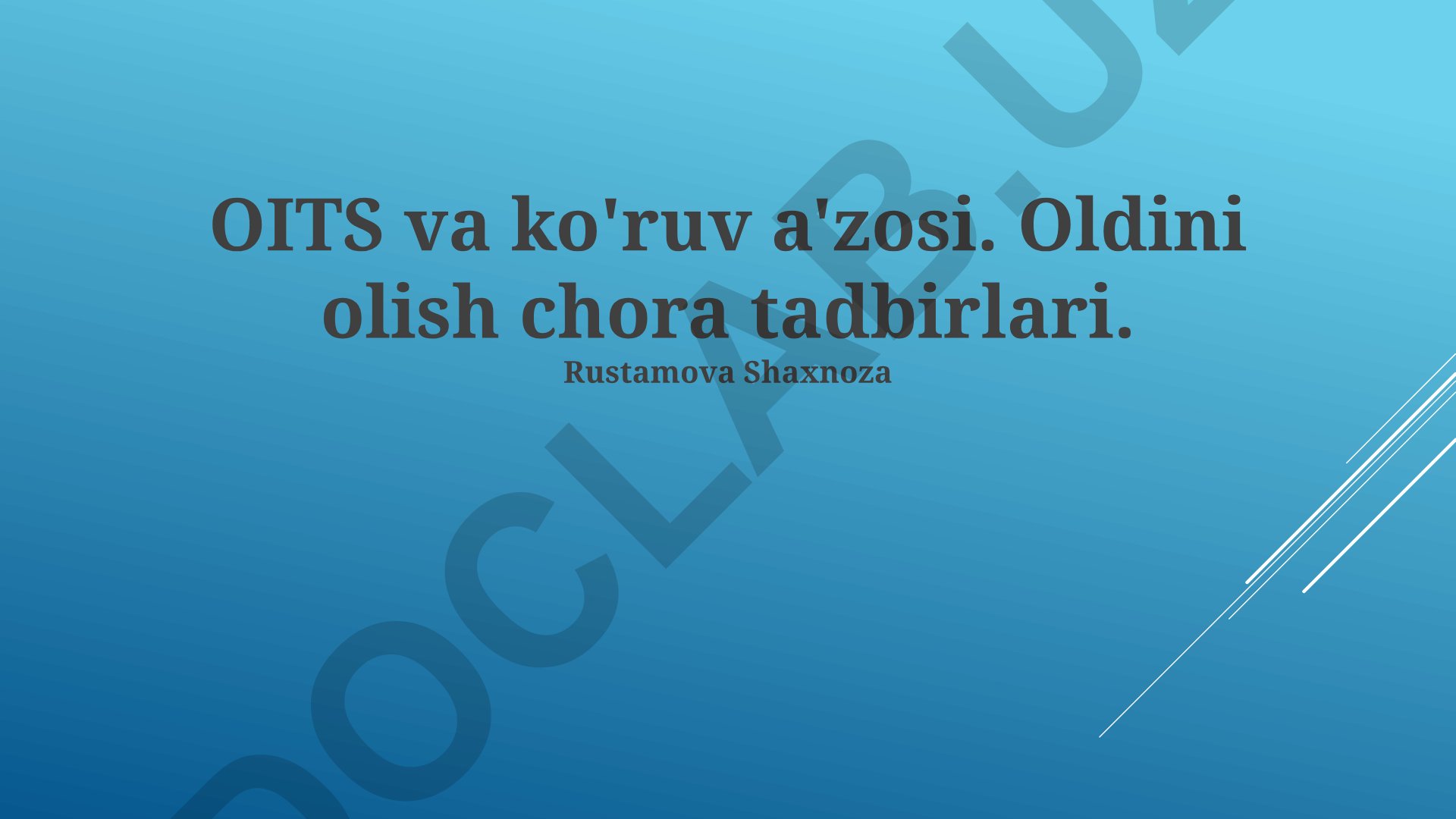 OITS va ko'z kasalliklari: profilaktika choralari va muntazam tekshiruv