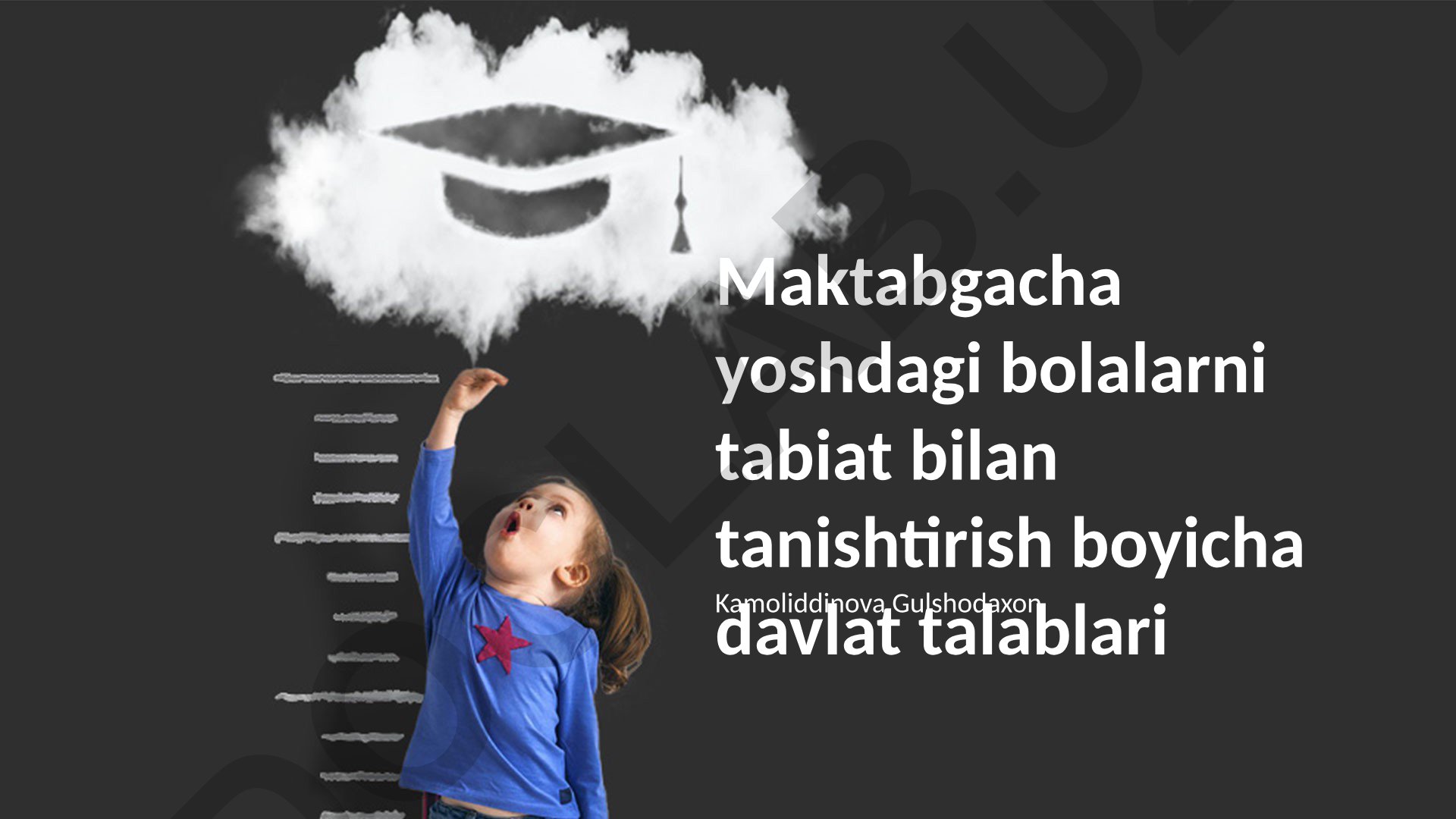 Maktabgacha yoshdagi bolalarni tabiat bilan tanishtirish bo'yicha davlat talablari