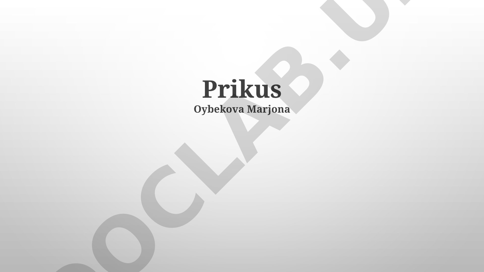 Prikus haqida umumiy tushuncha, turlari va noto'g'ri prikus sabablari