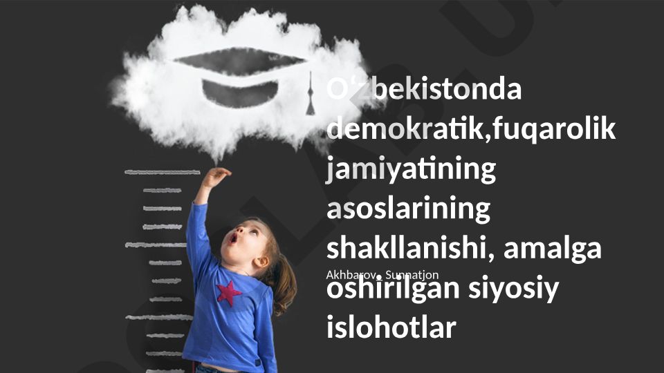 Oʻzbekistonda demokratik fuqarolik jamiyati asoslarining shakllanishi va siyosiy islohotlar