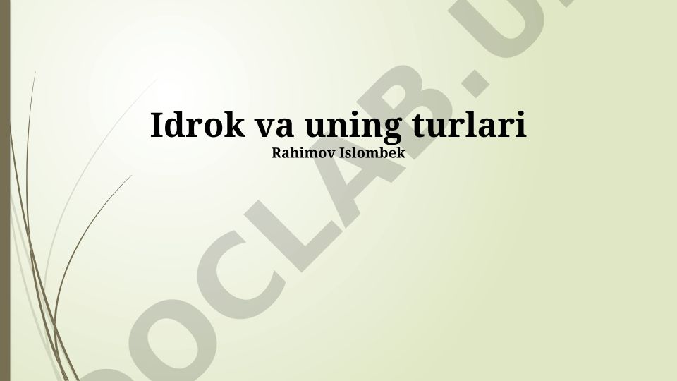 Suvning fizikaviy xossalari, turlari va ahamiyati