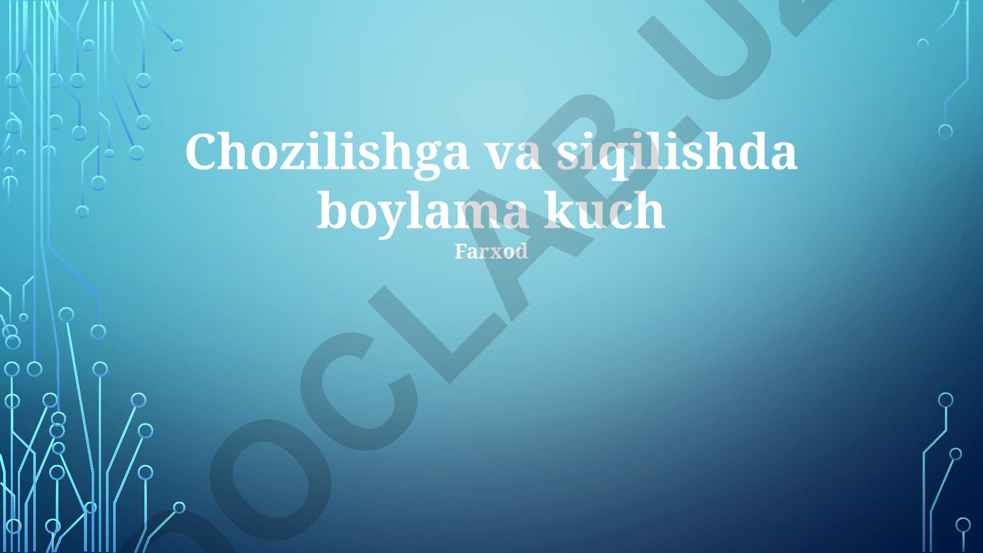 Tortish va siqish kuchining xususiyatlari va kelajak istiqbollari