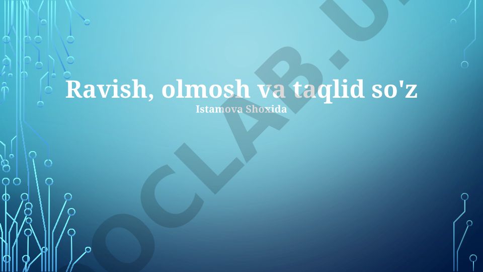 Taqlidning turli ko'rinishlari va aldash usullari