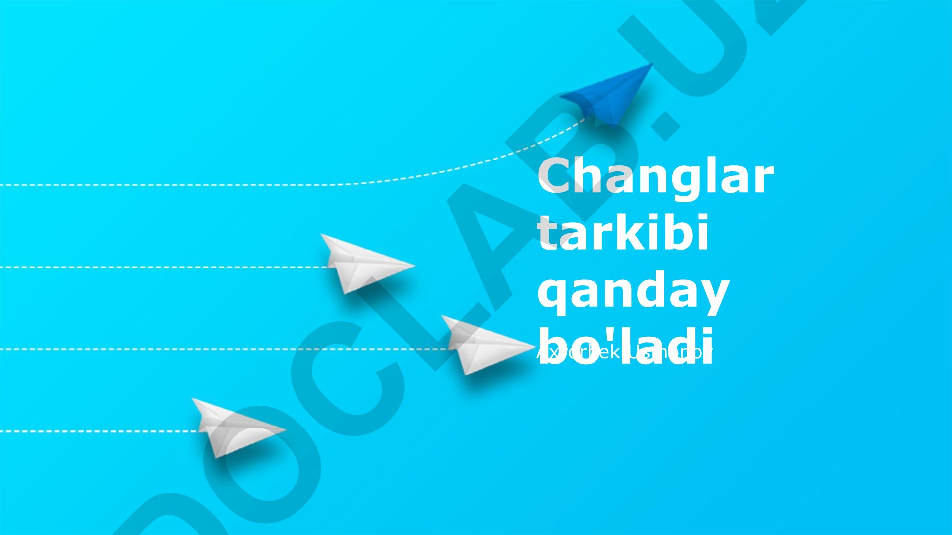 Changlar tarkibi va ingredientlari