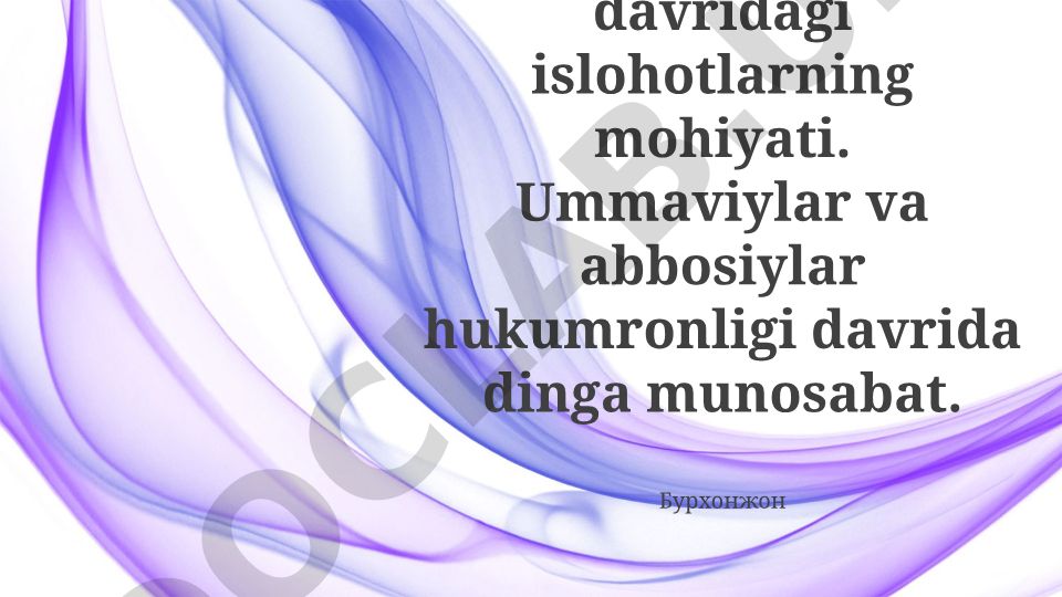 Roshid xalifalar hukumronligi davridagi islohotlarning mohiyati