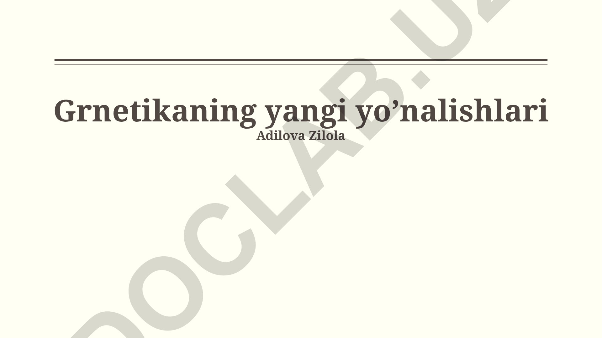 Yashil texnologiyalardagi yangi yo'nalishlar