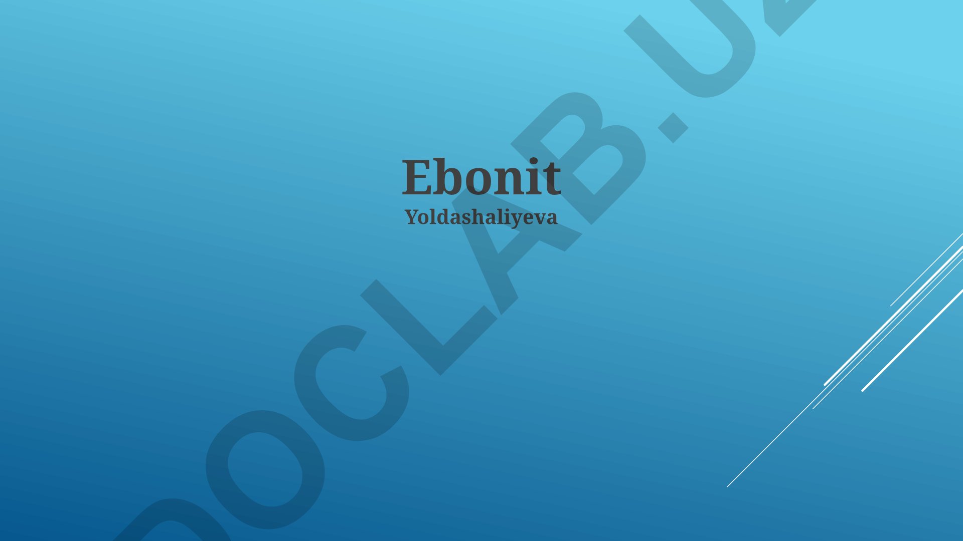 Ebonitning xossalari, qoʻllanilishi va ishlab chiqarilishi