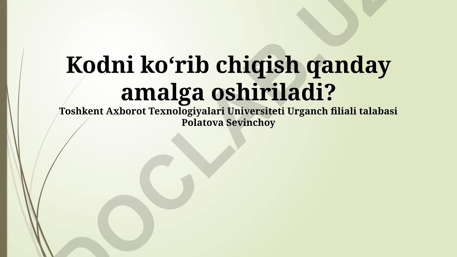 Kodni ko'rib chiqish usullari va samarali amaliyotlar