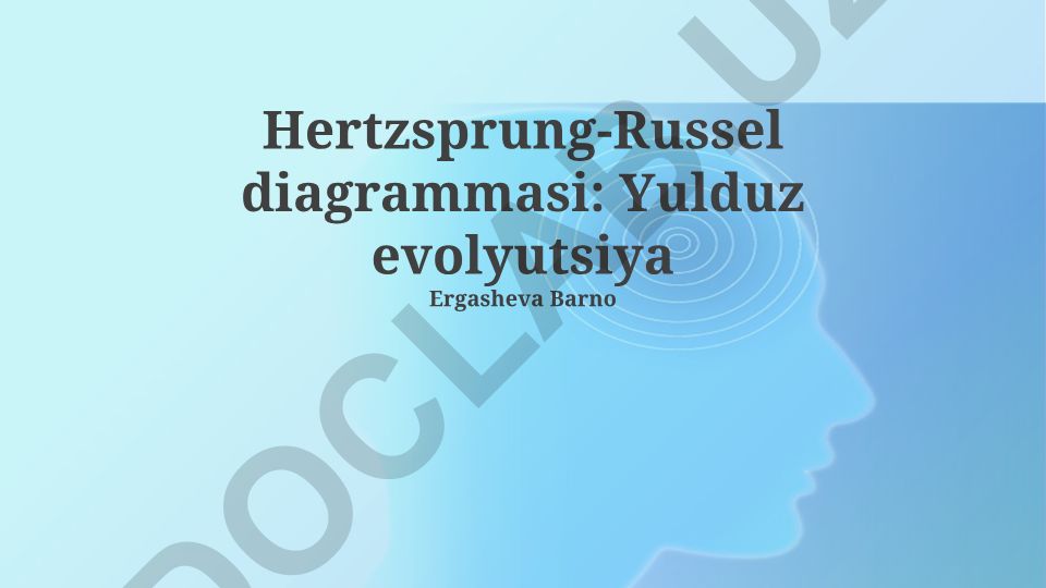 Hertzsprung-Russel diagrammasi: Yulduz evolyutsiyasi