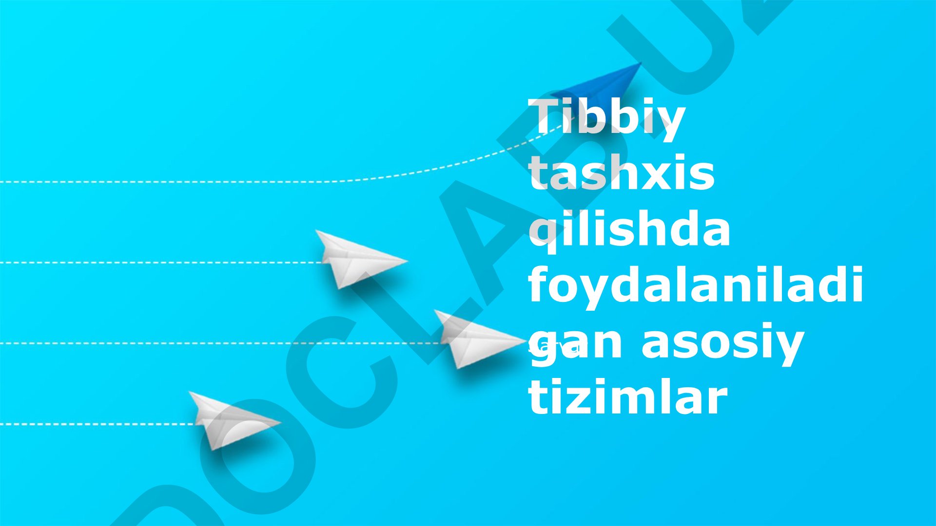Tibbiy tashxis qilishda foydalaniladigan asosiy tizimlar