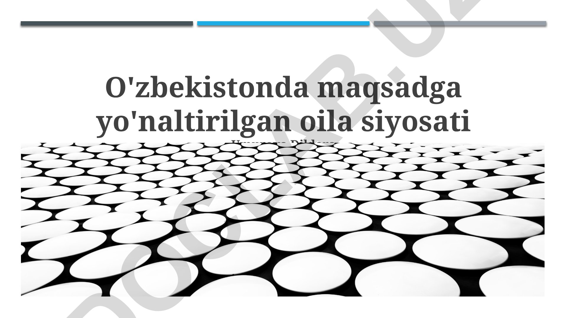 O'zbekistonda maqsadga yo'naltirilgan oila siyosati