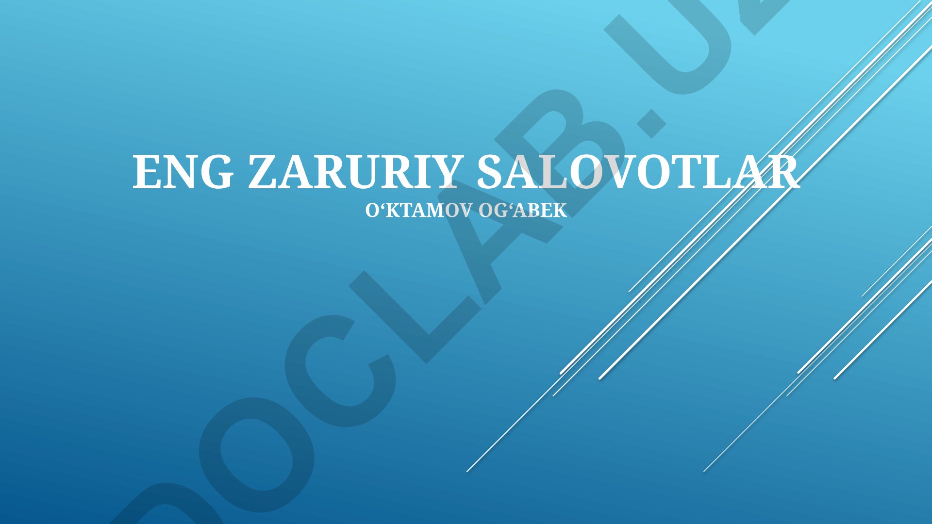 Muhim savollarning ta'rifi, ahamiyati va tuzilishi