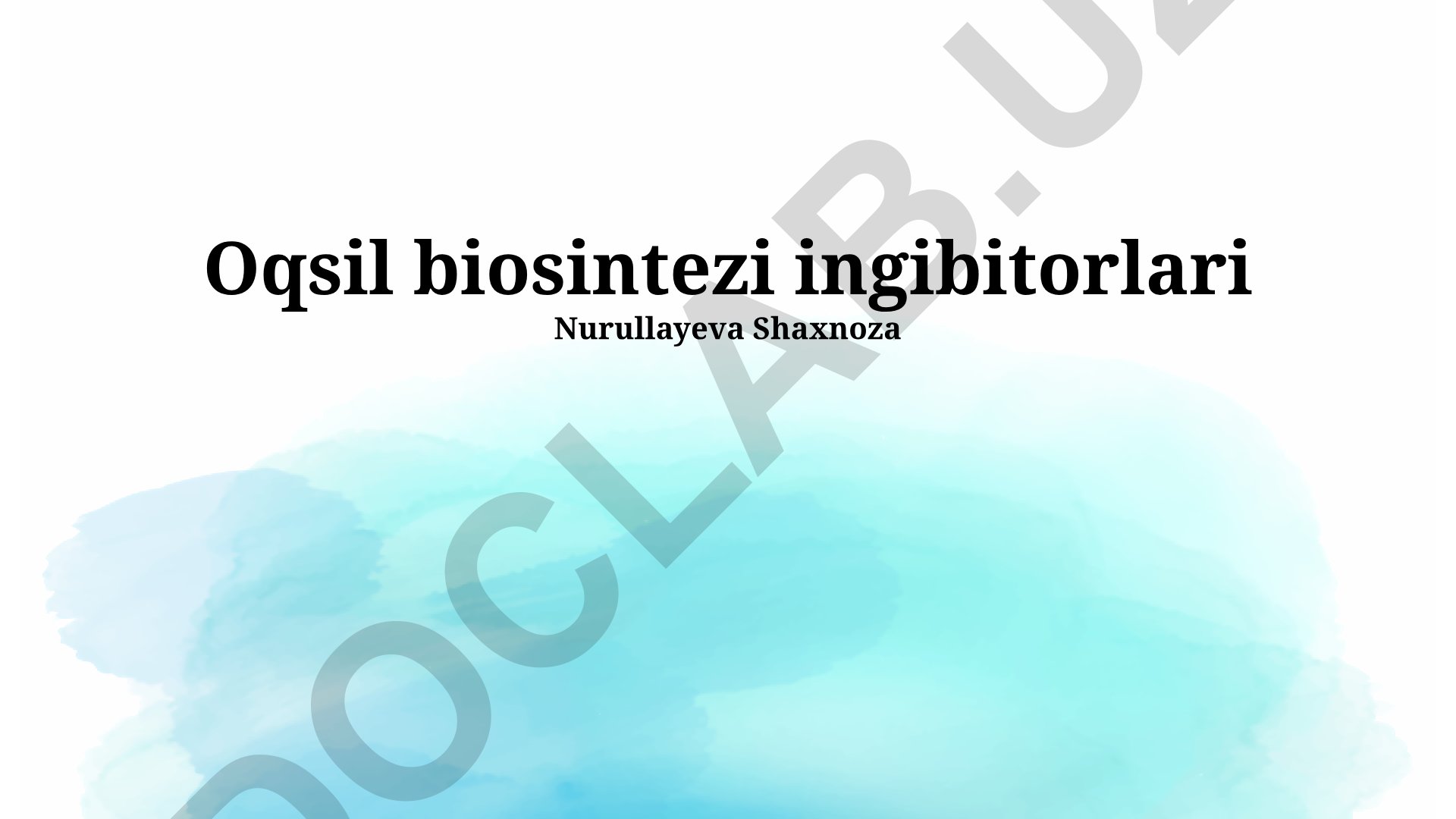 Oqsil biosintezi ingibitorlari: mexanizmlar, klinik ahamiyati va turlari