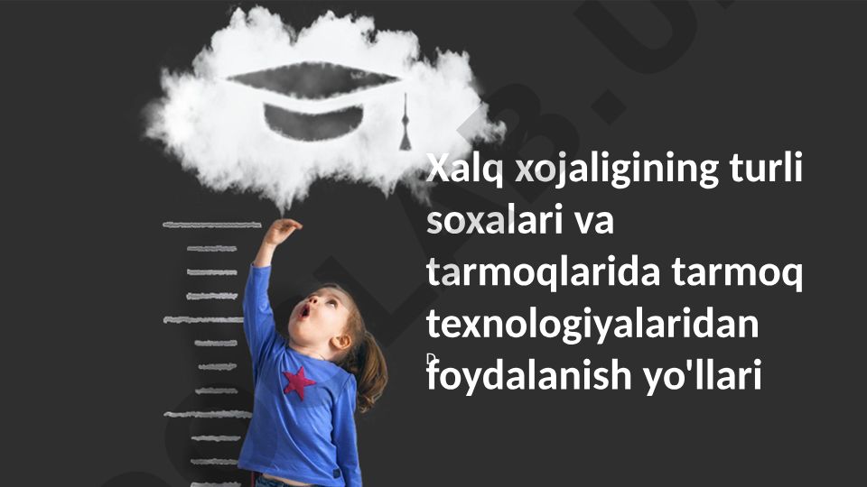 Xalq xo'jaligida tarmoq texnologiyalaridan foydalanish yo'llari