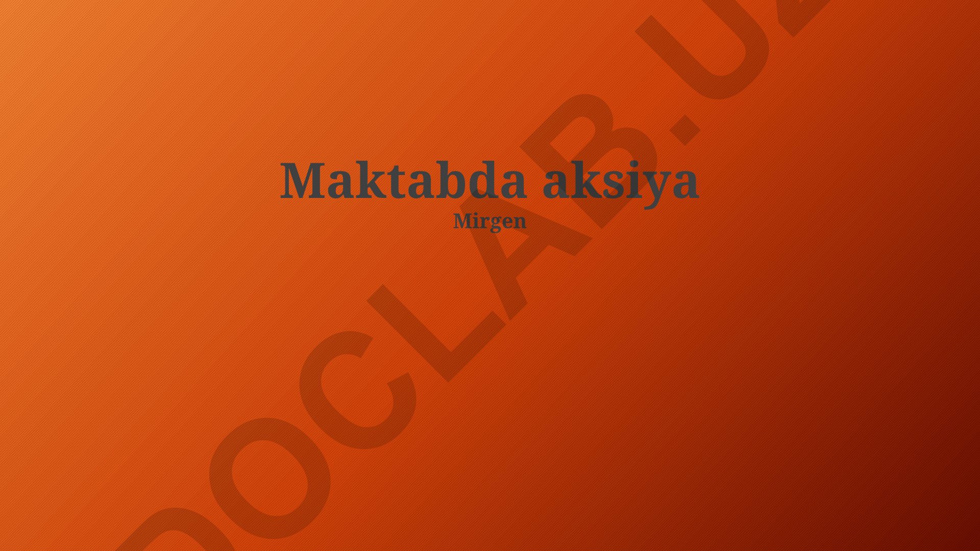 Maktabda aksiya va norozilik namoyishlari sabablari, javoblari va ta'siri
