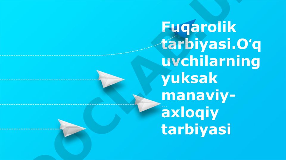 Fuqarolik tarbiyasi va axloqiy rivojlanish