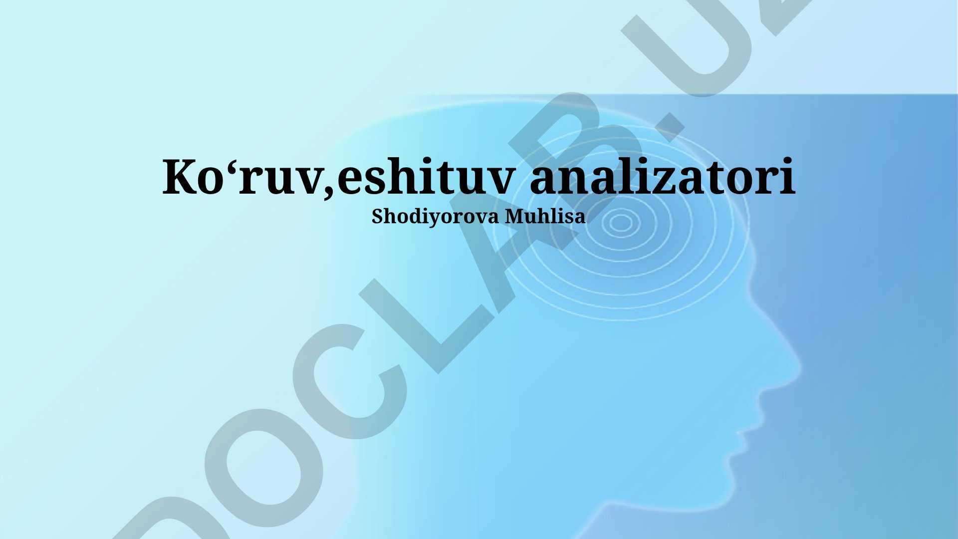 Vizual va auditiv tahlil vositalarining turlari, xususiyatlari va kelajakdagi tendentsiyalari