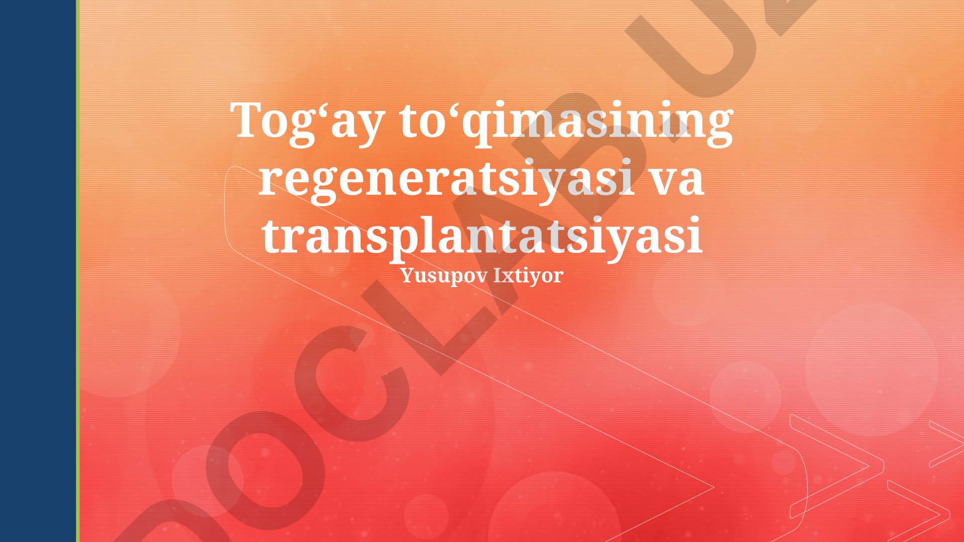 Daryo bo'yidagi o'rmon to'qimalarini tiklash va ko'chirish usullari