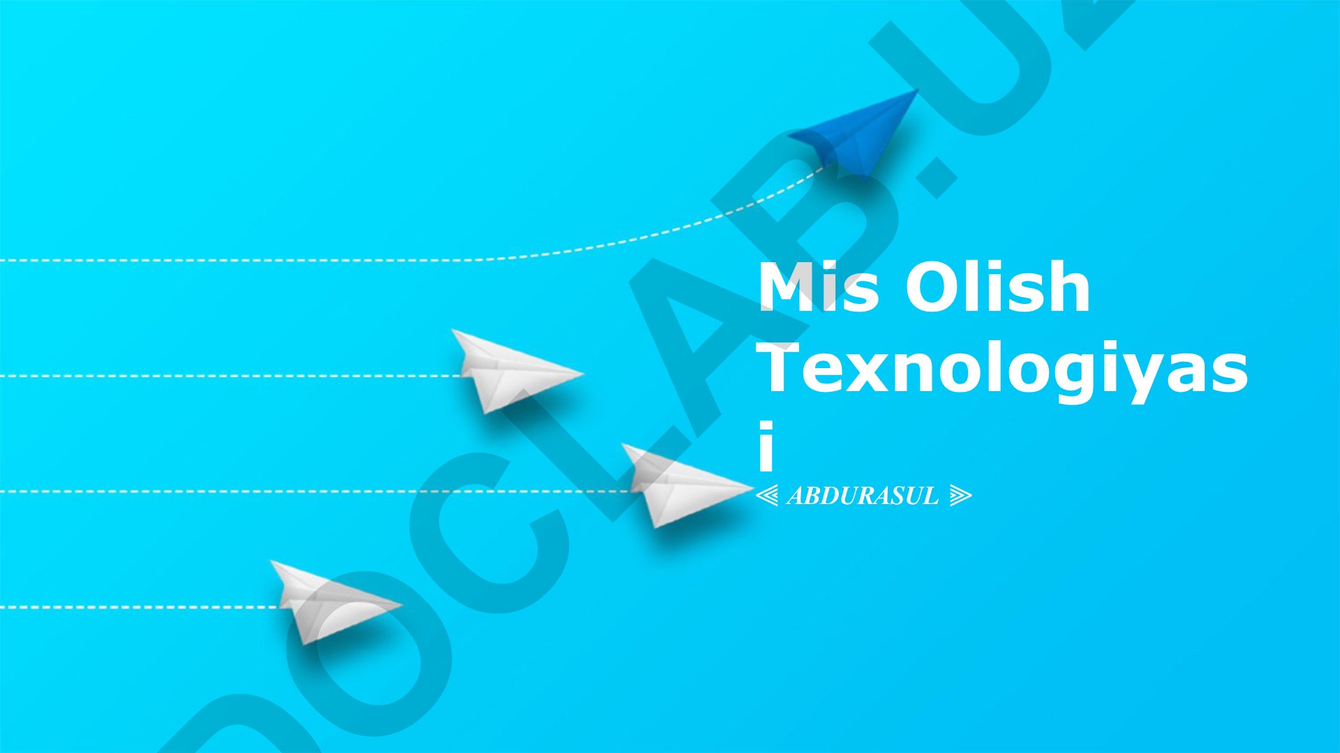 Mis qazib olish tarixi va texnologiyasi