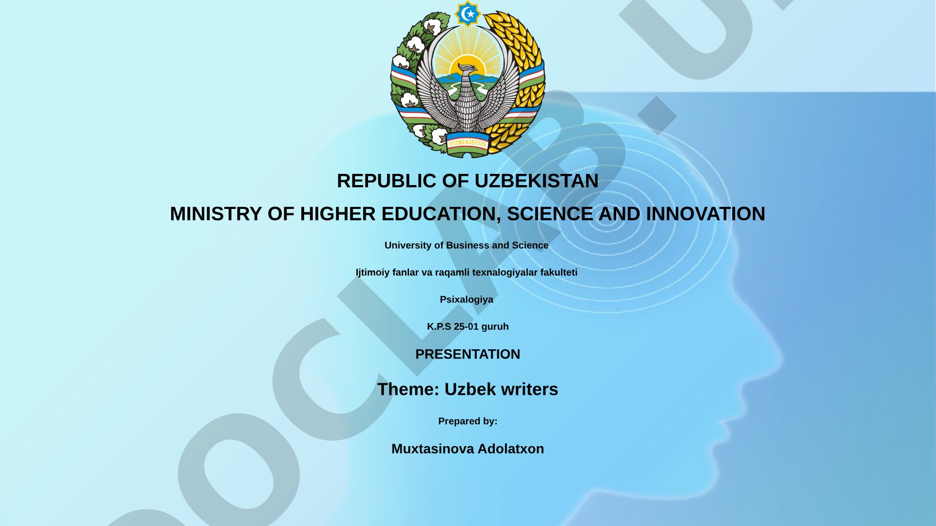 Uzbek writers