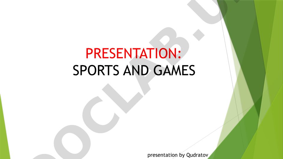 Sports and Games
