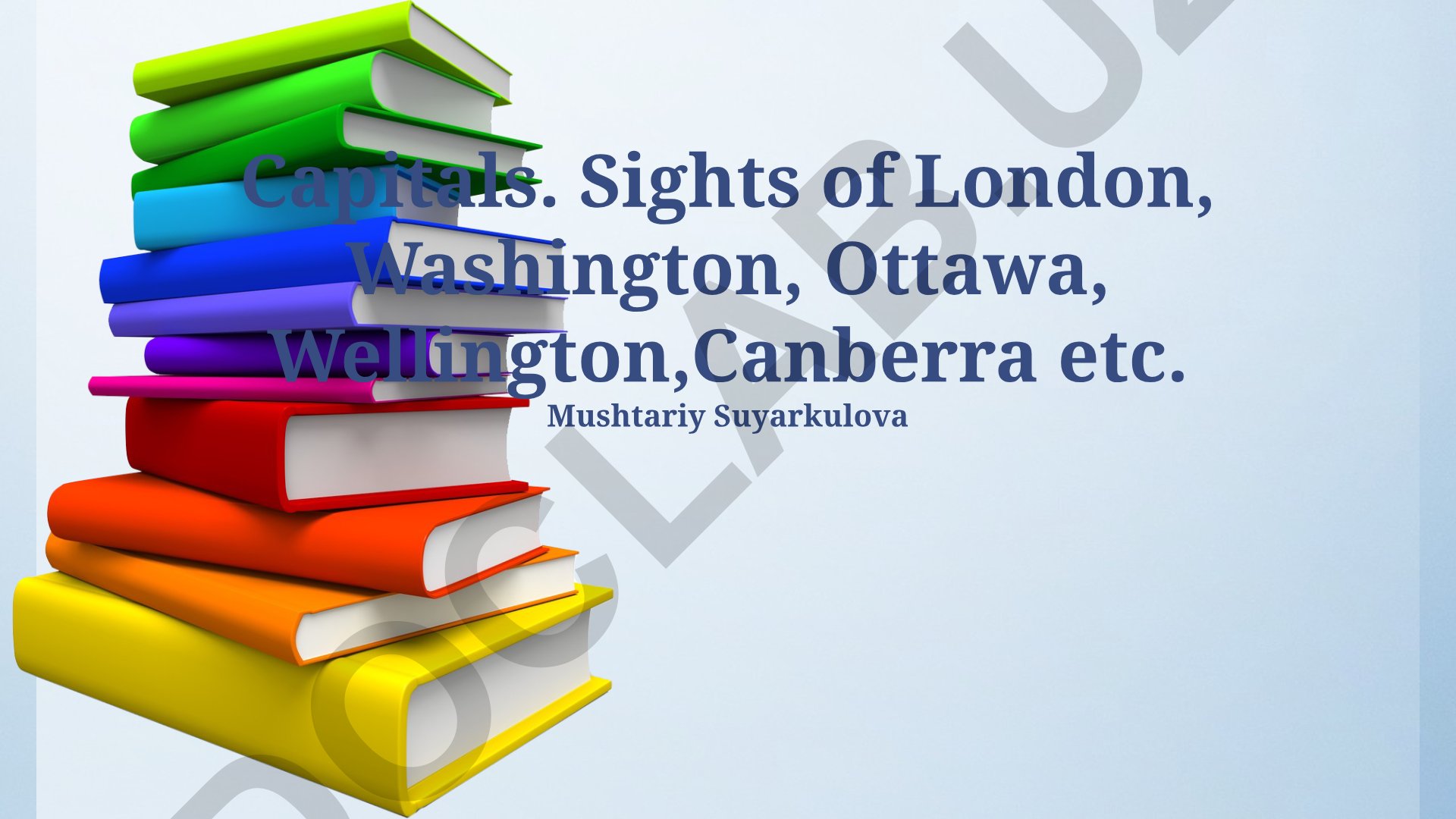 Global Capitals: A Comparative Overview