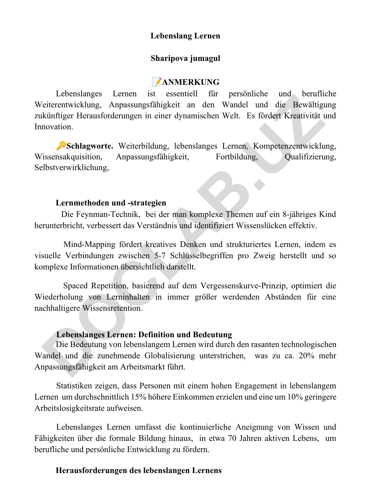 Lebenslanges Lernen: Definition, Bedeutung und Lernmethoden