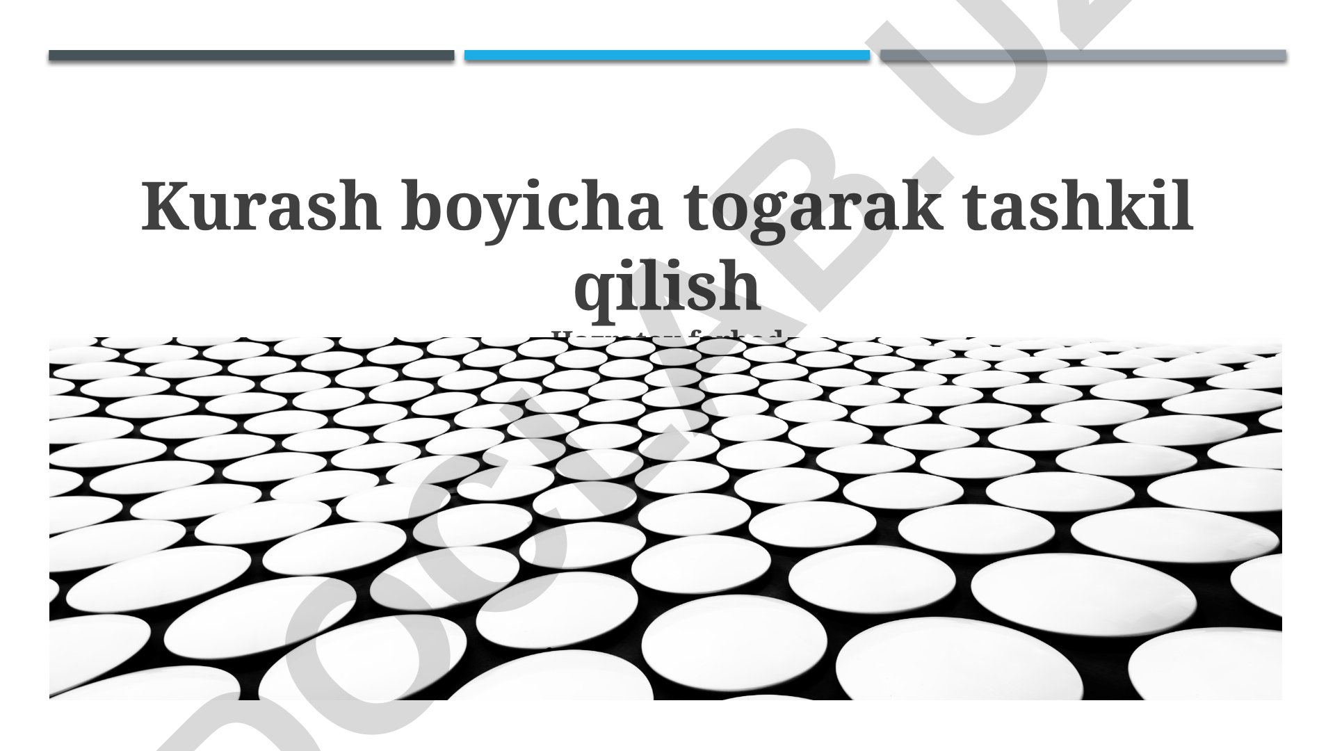 Kurash dairalarini tashkil etish va rivojlantirish