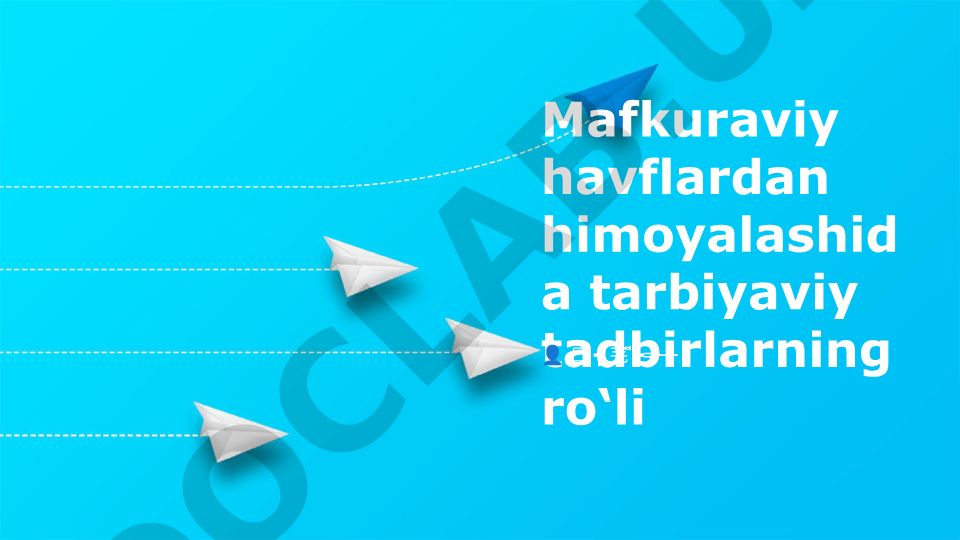 Mafkuraviy havflardan himoyalashda tarbiyaviy tadbirlarning roli