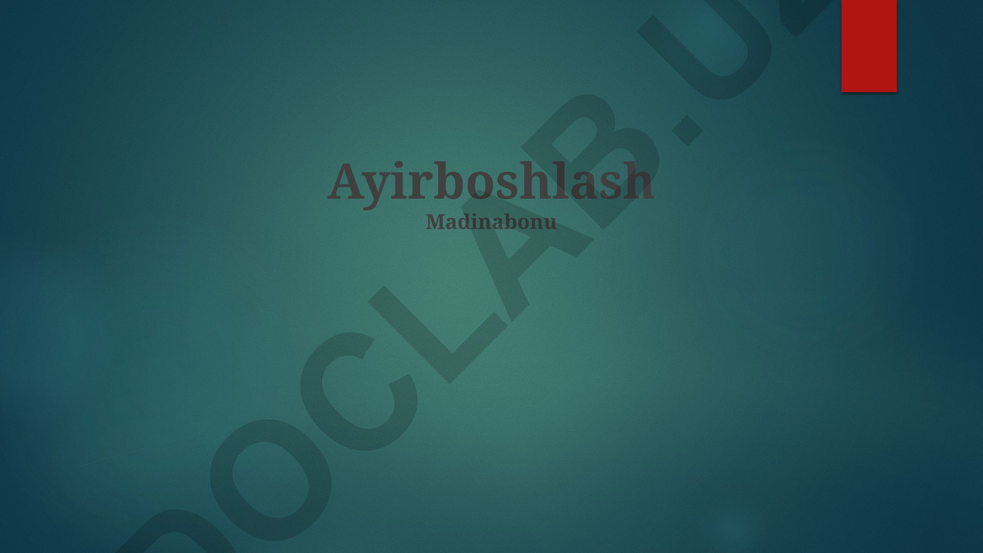 Ayirboshlash madaniyati va almashinuv mexanizmlari