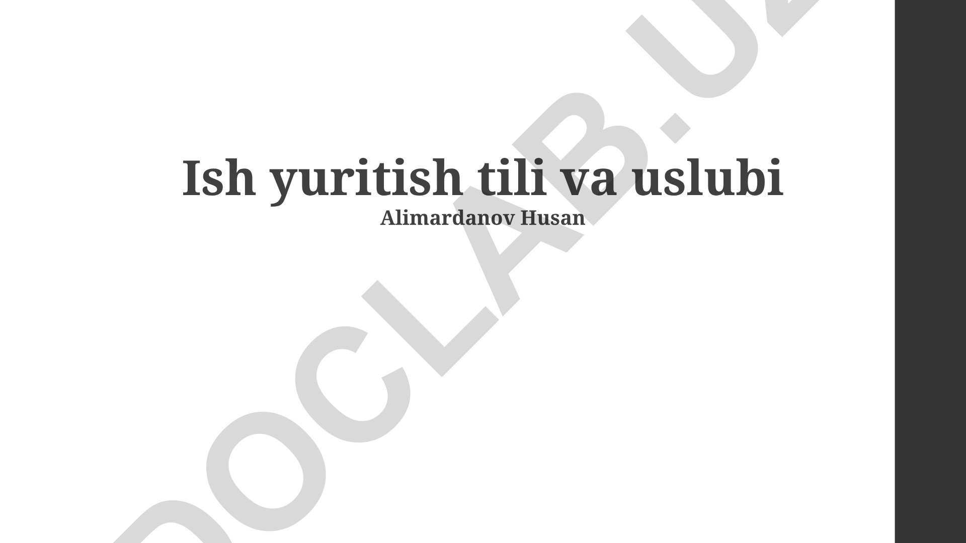 Rahbarlik muloqoti va ta'sirchan uslublar