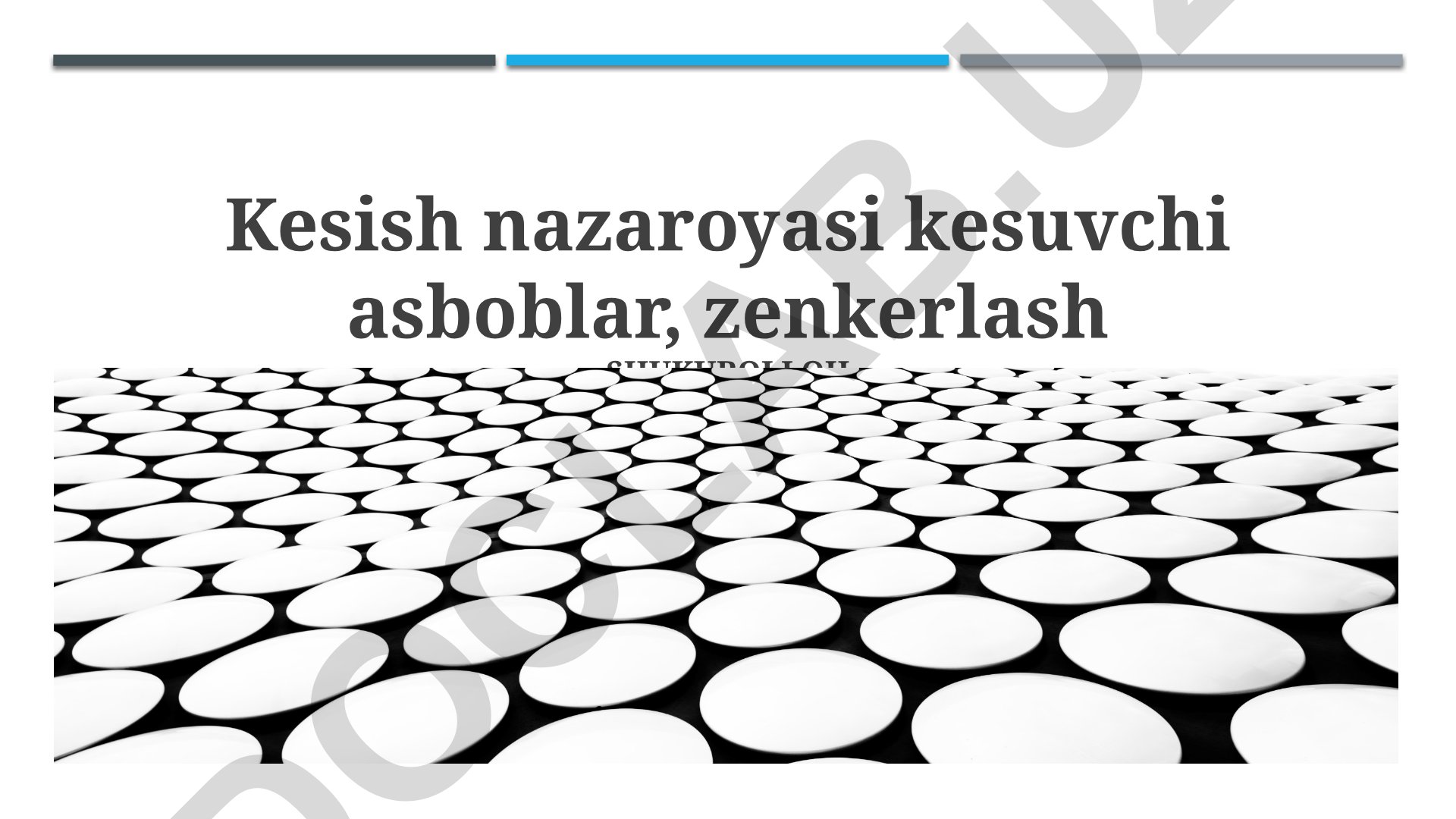 Kesuvchi asboblar: shlitserlar va reamerlarning ishlatilishi