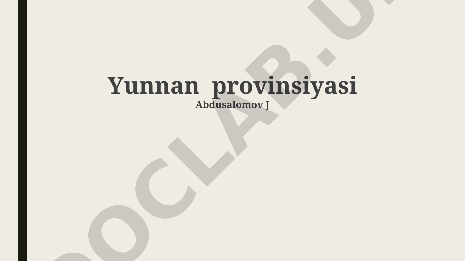 Yunnan provinsiyasi: geografiya, tarix va etnik xilma-xillik