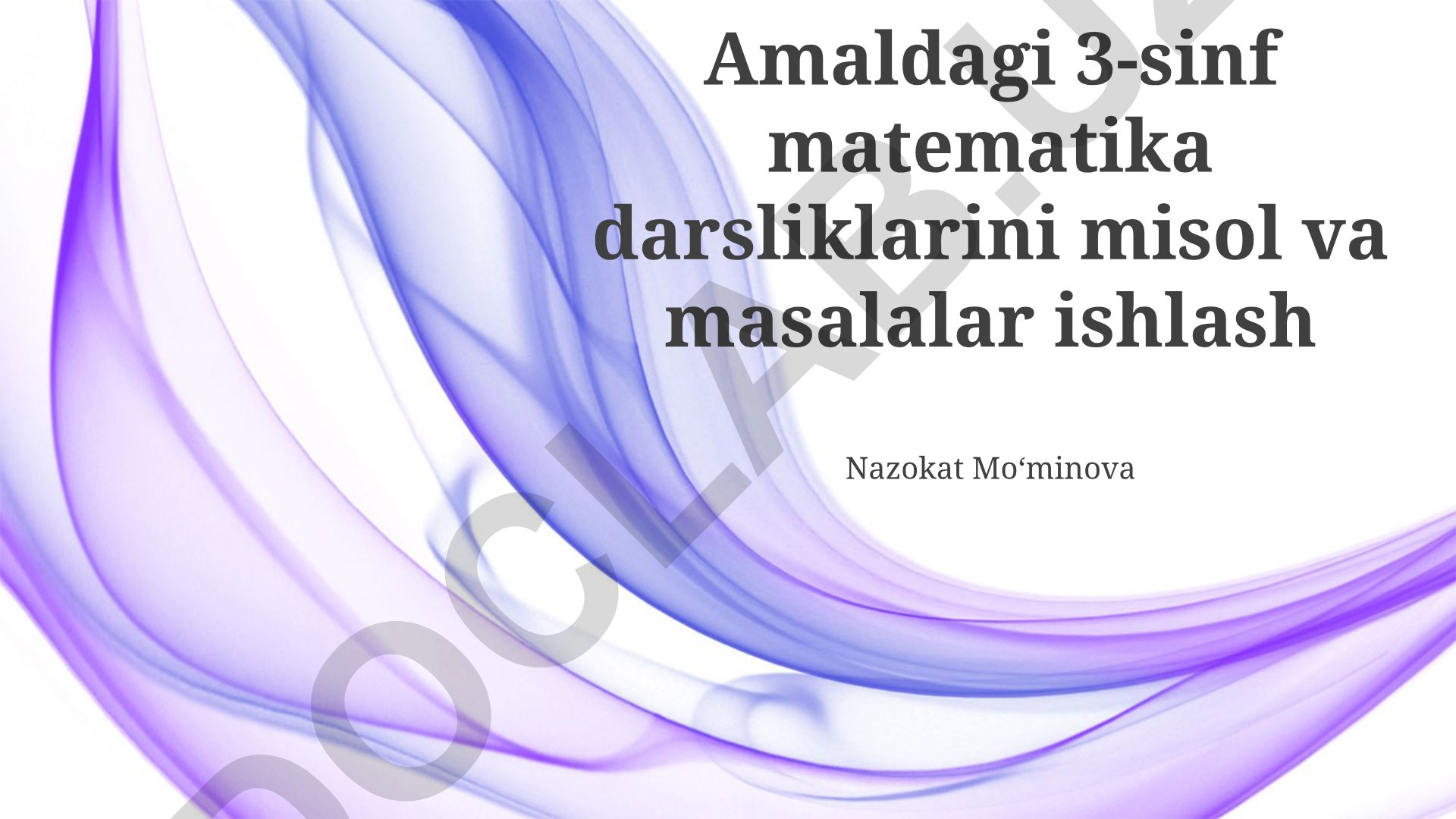 3-sinf matematika darsliklarida vaqt, sana, grafik va diagrammalar bilan ishlash